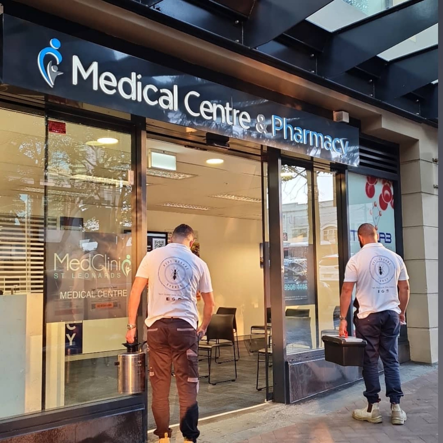 Pest Assure Sydney commercial pest control visit at a medical centre
